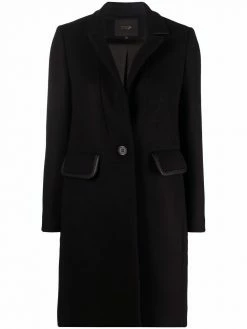 Maje Galir recycled wool-blend coat