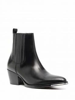 Maje slip-on leather boots