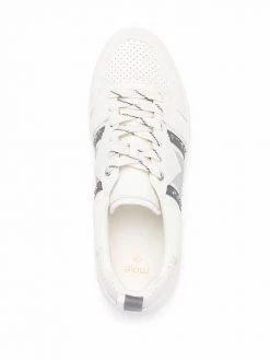 Maje Furious glitter studded low-top sneakers