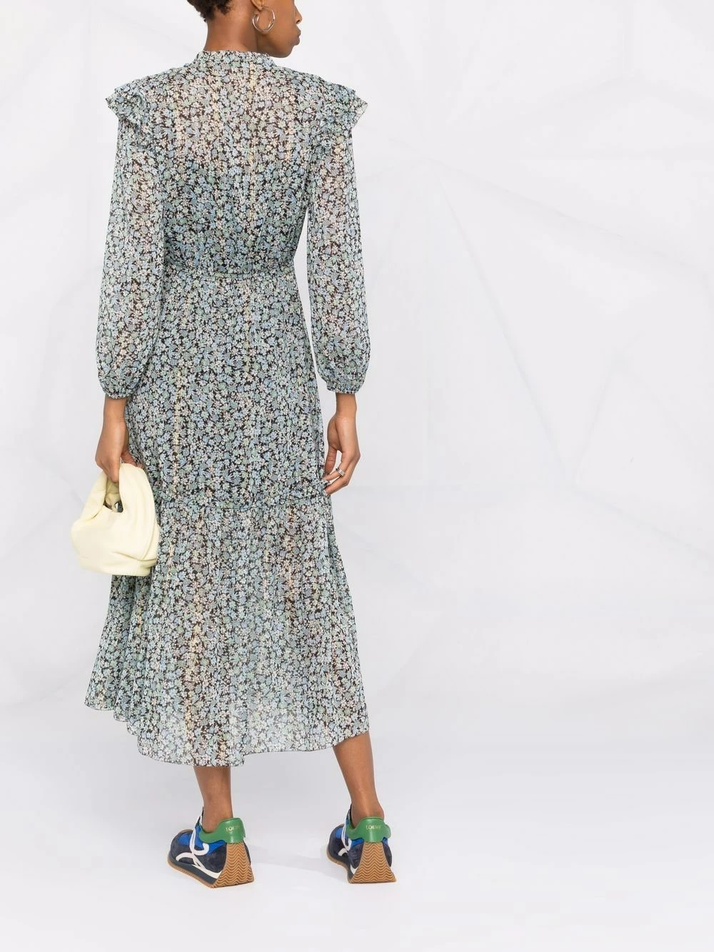 Maje Floral print tiered dress day dresses of women 6 Maje floral-print tiered dress