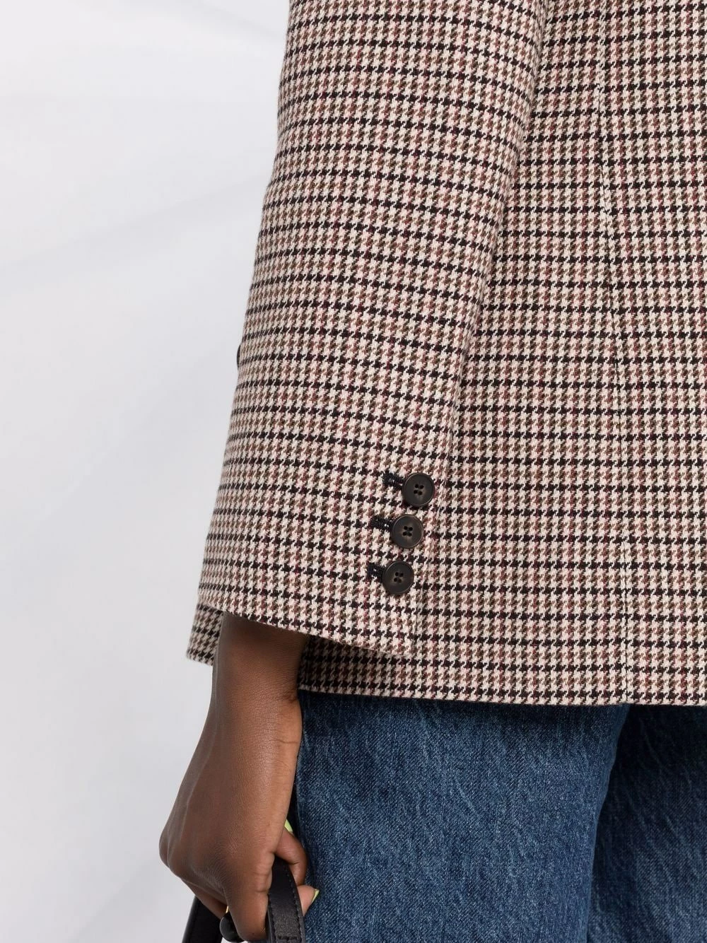 Maje Herringbone double breasted blazer jacket blazers of women 5 Maje herringbone double-breasted blazer jacket