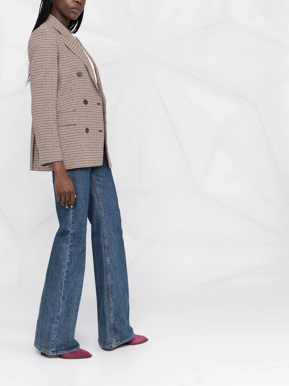 Maje Herringbone double breasted blazer jacket blazers of women 6 Maje herringbone double-breasted blazer jacket