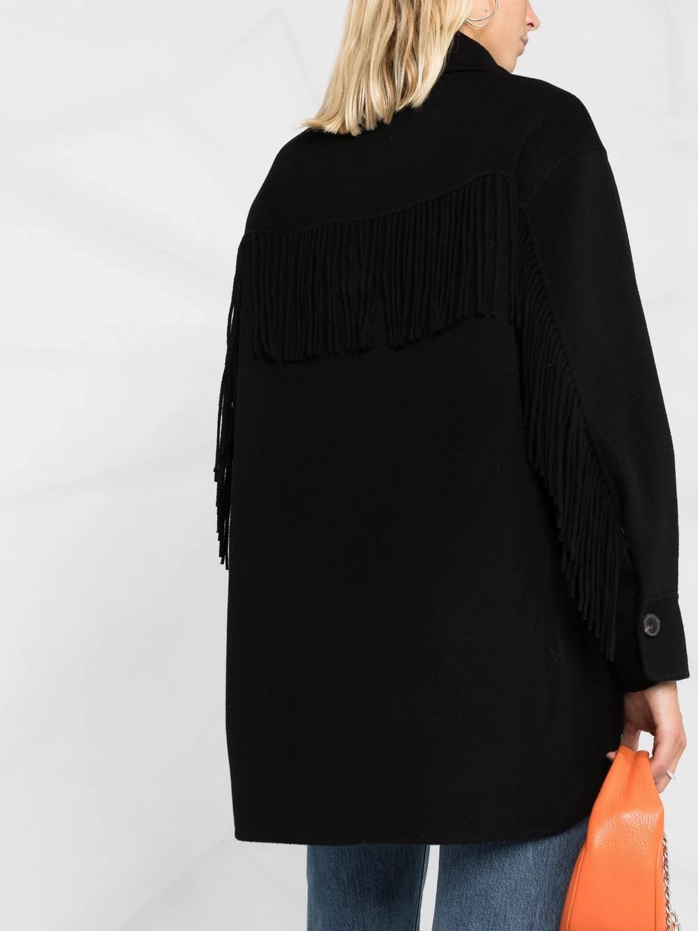 Maje Buttoned up wool coat single breasted coats of women 7 Maje buttoned-up wool coat