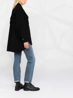 Maje Buttoned up wool coat single breasted coats of women 11 Maje buttoned-up wool coat