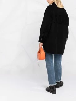 Maje Buttoned up wool coat single breasted coats of women 13 Maje buttoned-up wool coat