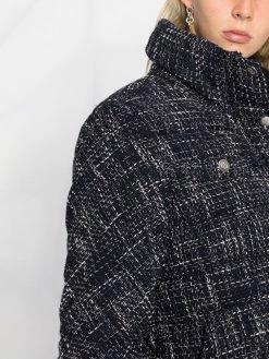 Maje Tweed padded zip up jacket tweed jackets of women 12 Maje tweed padded zip-up jacket