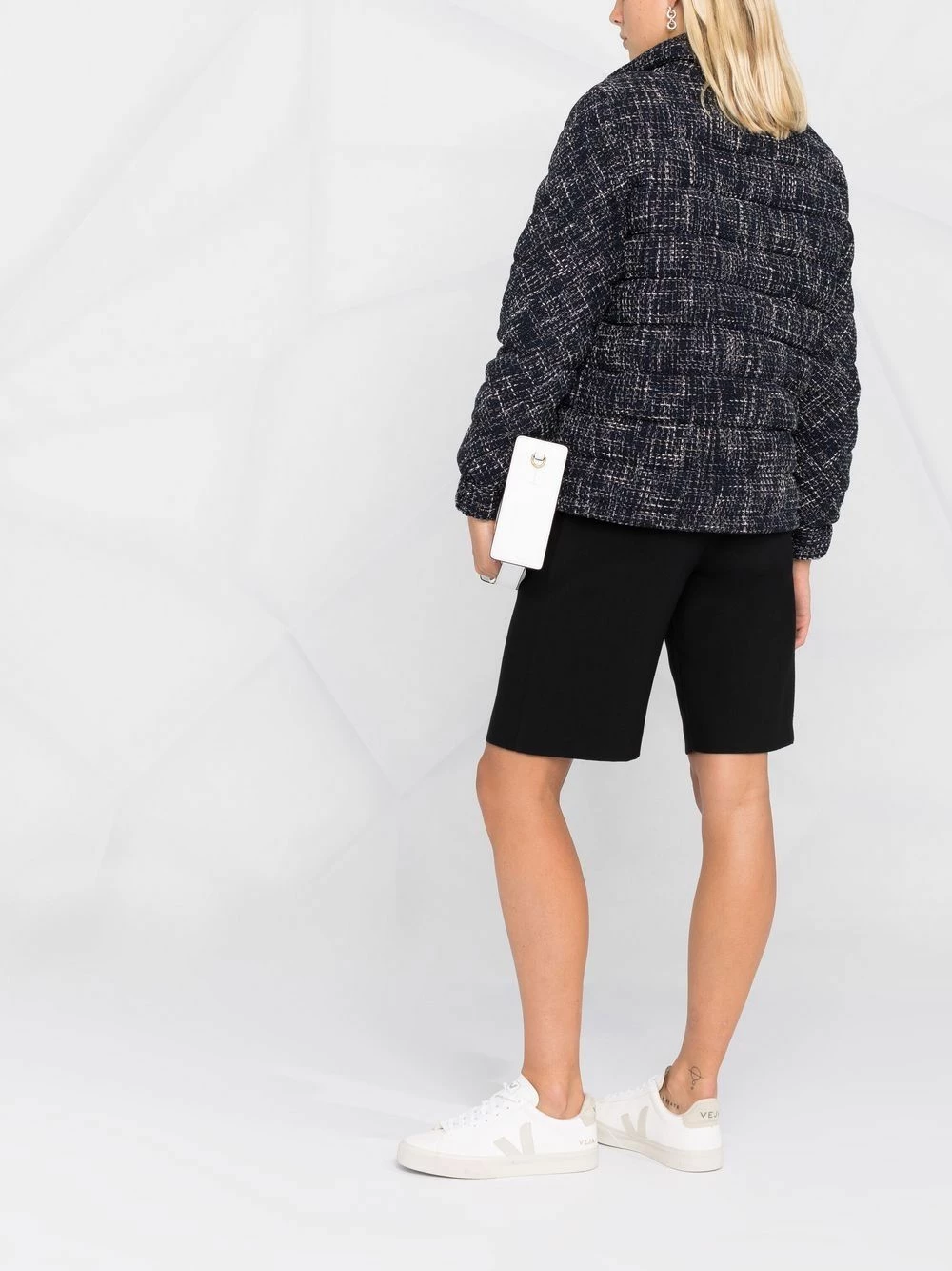 Maje Tweed padded zip up jacket tweed jackets of women 8 Maje tweed padded zip-up jacket