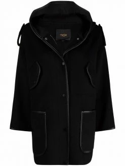 Maje oversized hooded coat