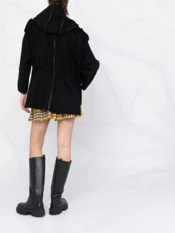 Maje Oversized hooded coat oversized coats of women 13 Maje oversized hooded coat