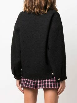 Maje double-breasted tweed jacket