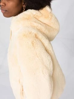 Maje reversible hooded jacket