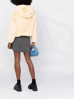 Maje reversible hooded jacket