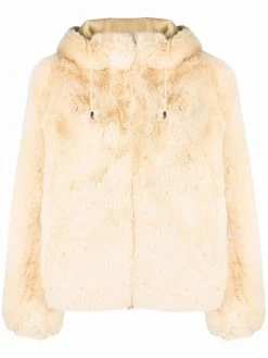 Maje reversible hooded jacket