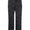 Maje tweed straight-leg trousers