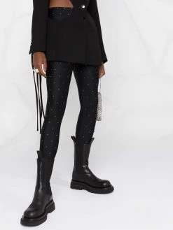 Maje Rhinestone embellished skinny trousers skinny pants of women 12 Maje rhinestone-embellished skinny trousers