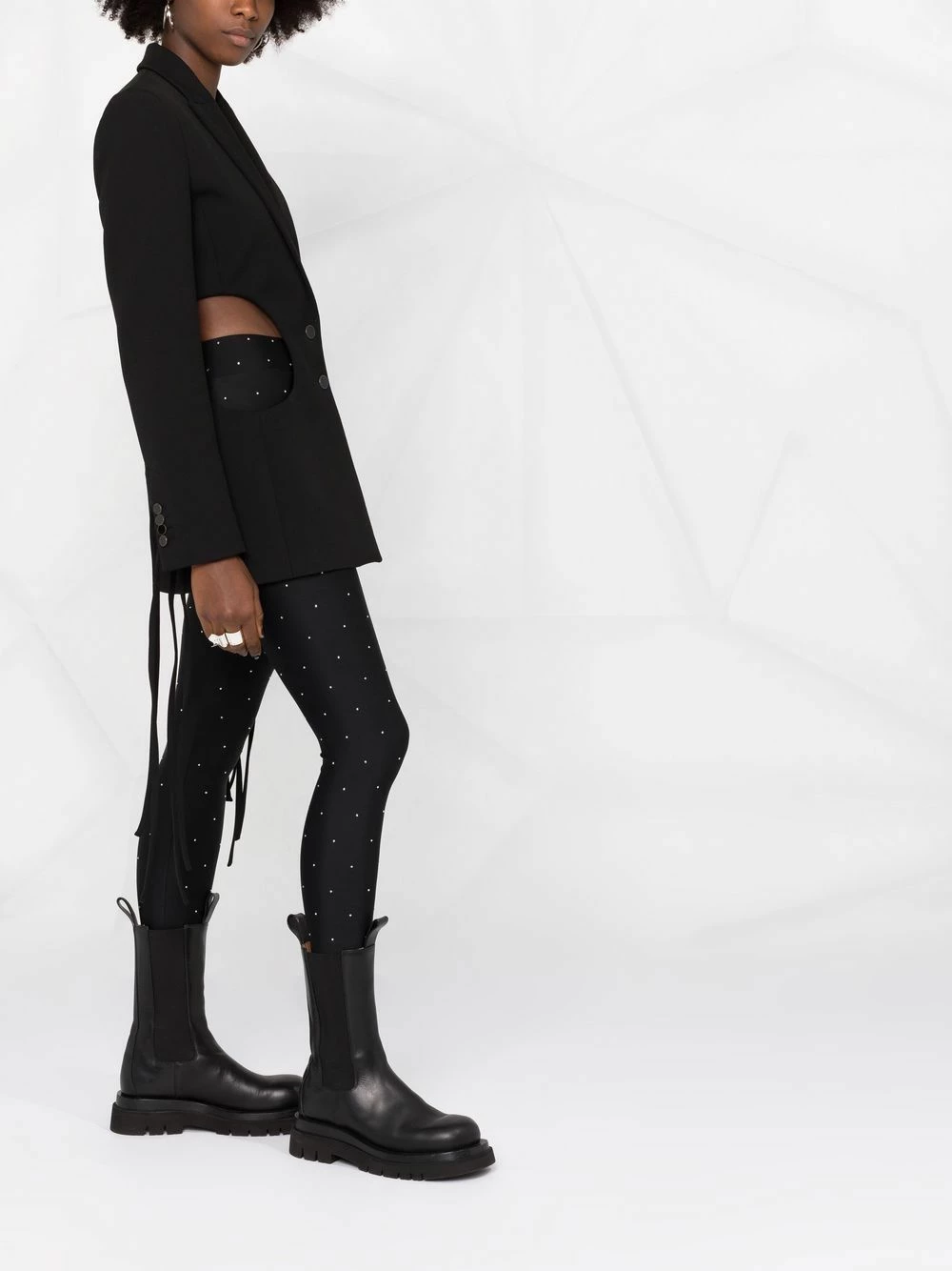 Maje Rhinestone embellished skinny trousers skinny pants of women 6 Maje rhinestone-embellished skinny trousers