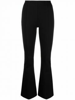 Maje high-waisted flared trousers