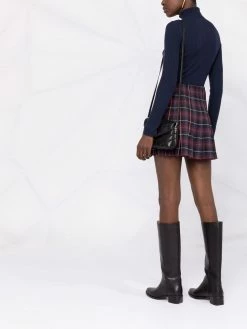 Maje ribbed-knit roll-neck top