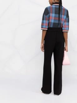 Maje Belted waist wide leg trousers high waisted pants of women 11 Maje belted-waist wide-leg trousers