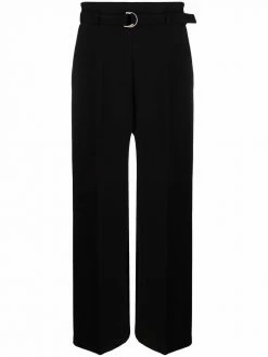 Maje Online 4 Maje belted-waist wide-leg trousers