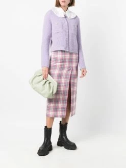 Maje buttoned-up knitted cardigan