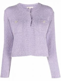 Maje buttoned-up knitted cardigan