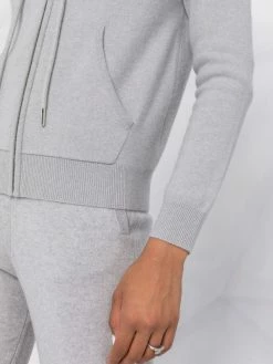 Maje Knitted zip hoodie knitted tops of women 10 Maje knitted zip hoodie