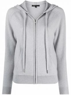 Maje knitted zip hoodie