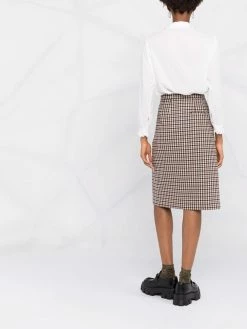 Maje Ruffle trim cotton shirt shirts of women 13 Maje ruffle-trim cotton shirt