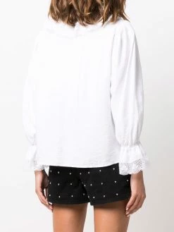 Maje long-sleeve flared blouse