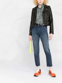 Maje mid-rise slim-fit jeans