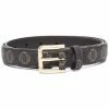 Maje monogram-print belt
