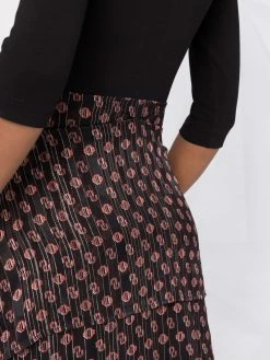 Maje trompe-l'oeil midi dress