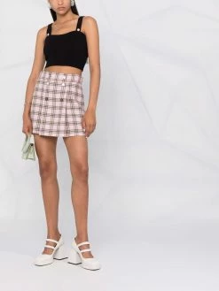 Maje pearl-applique top