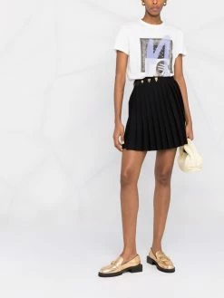 Maje graphic-print cotton T-shirt