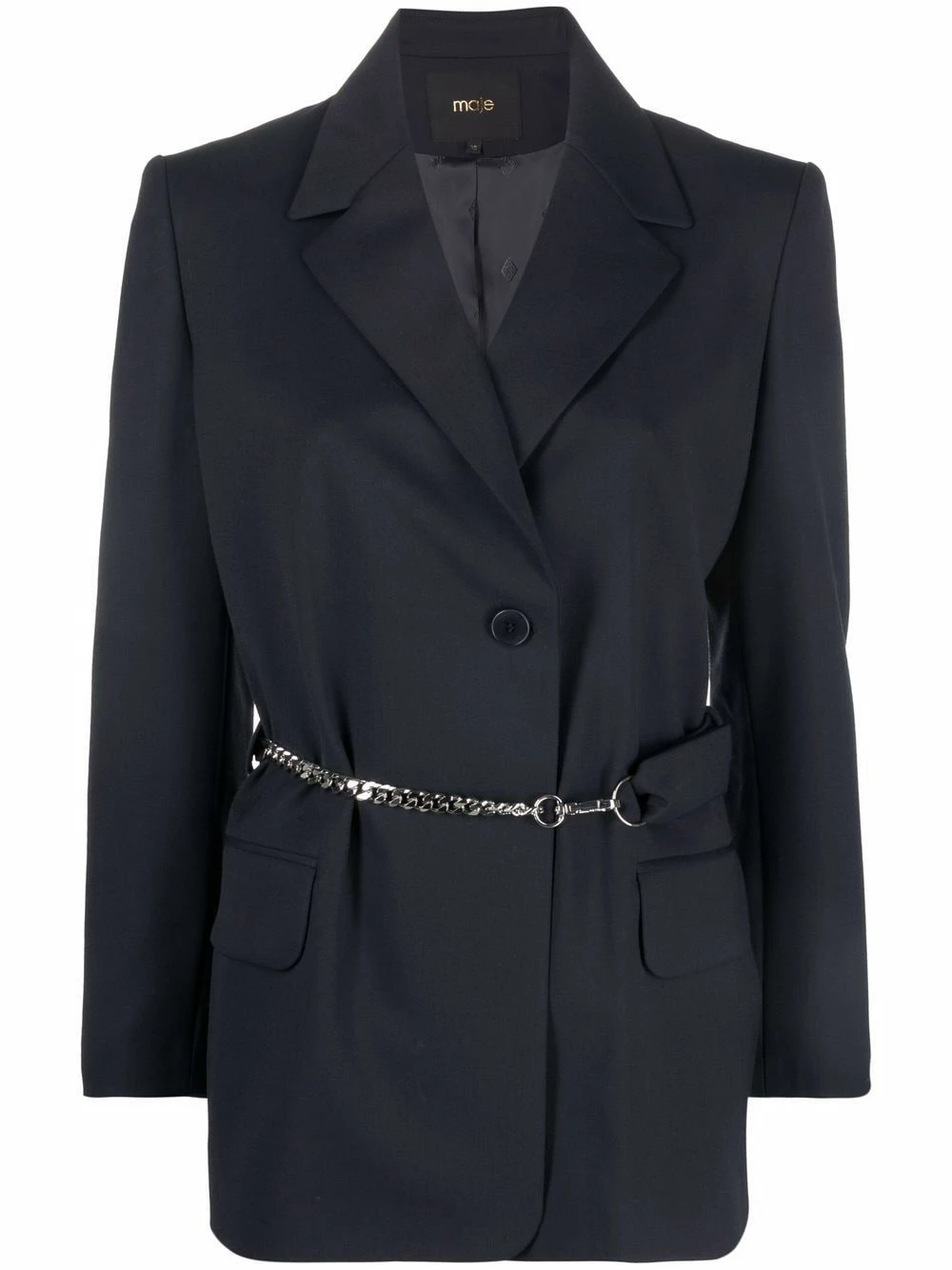 Maje Single breasted belted blazer blazers of women 3 Maje single-breasted belted blazer