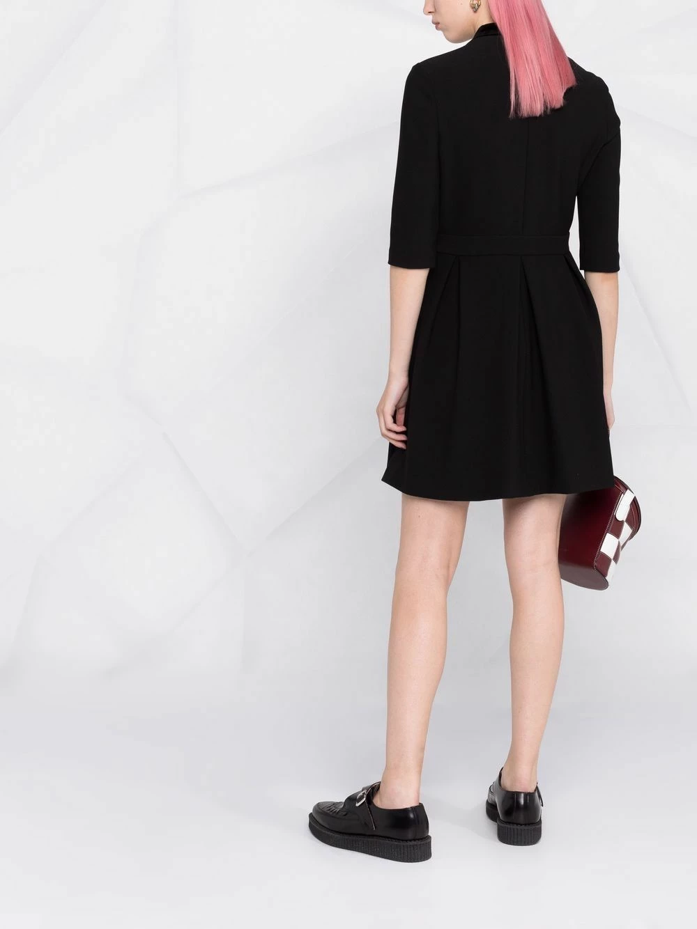 Maje Embossed buttons A line minidress day dresses of women 6 Maje embossed buttons A-line minidress