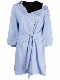 Maje layered striped shirtdress