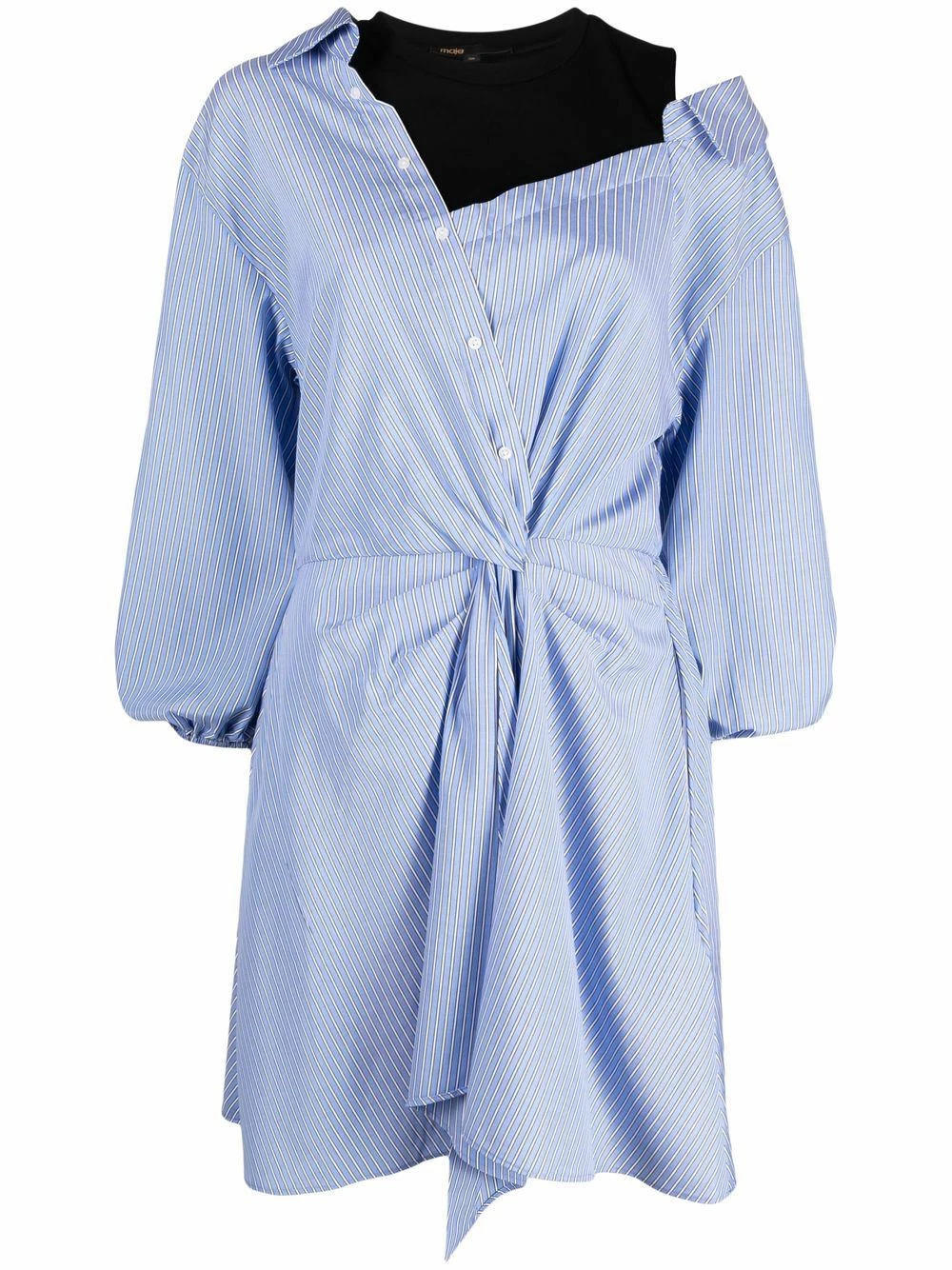 Maje Layered striped shirtdress day dresses of women 3 Maje layered striped shirtdress