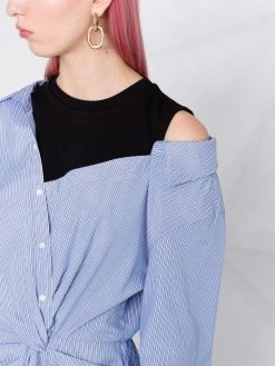 Maje Layered striped shirtdress day dresses of women 10 Maje layered striped shirtdress