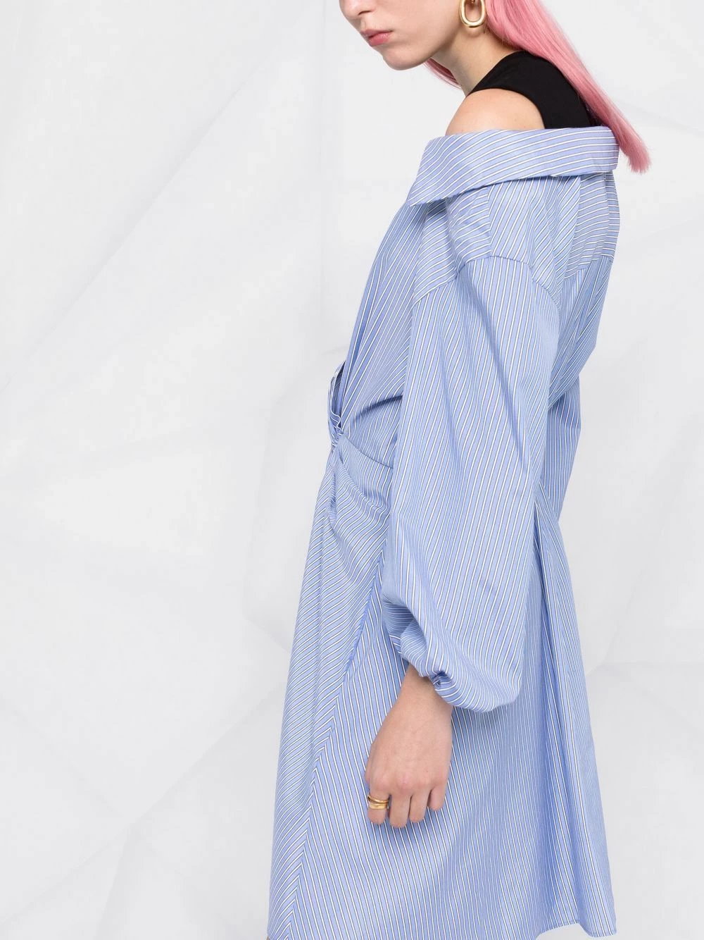 Maje Layered striped shirtdress day dresses of women 7 Maje layered striped shirtdress