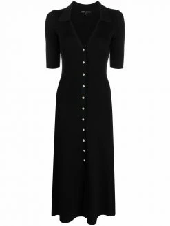 Maje Sally fine knit dress