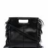 Maje M leather tote bag