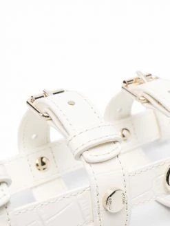 Maje buckled leather bottle strap