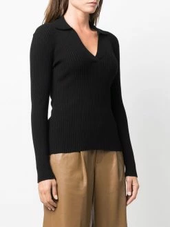 Maje lightweight V-neck knit jumper