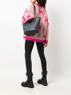 Maje monogram print tote bag