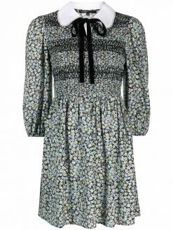 Maje floral print flared dress
