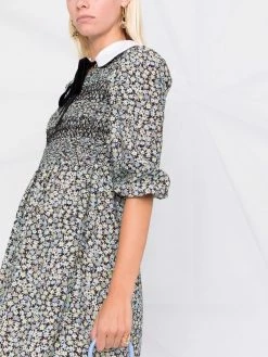 Maje floral print flared dress