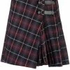 Maje Check print buckled skirt a-line skirts of women 1 Maje check-print buckled skirt