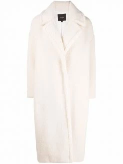 Maje oversized teddy coat